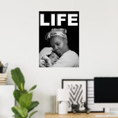 PRO-LEBEN AFRIKANISCHE MUTTER UND BABY POSTER (Heimbüro)