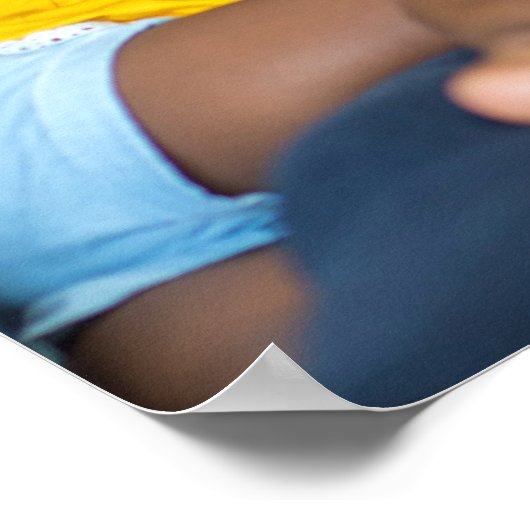 PRO-LEBEN AFRIKANISCHER PREGNANTER MUTTER DAUGHTER POSTER (Ecke)