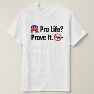 Pro Leben? Beweise es - Verbiete Angriffswaffen T-Shirt