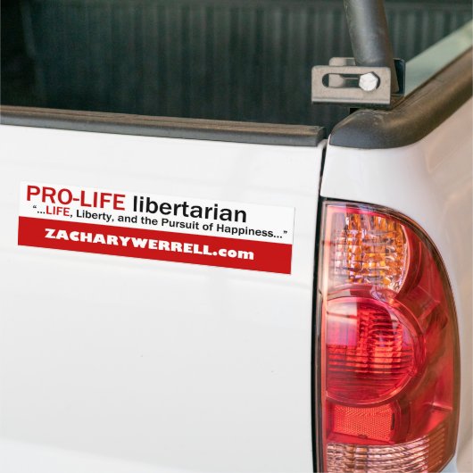 Pro-Leben Liberalist-Autoaufkleber Autoaufkleber (Auf Lkw)