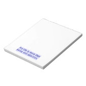 Pro-Leben Mehr als Abtreibungsschutz Notizblock (Rotiert)