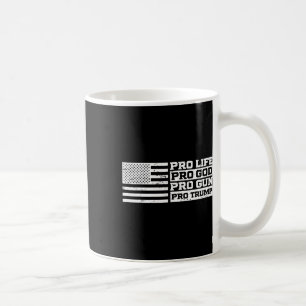 Pro Leben Pro Gott Pro Waffe Pro Trump  Kaffeetasse
