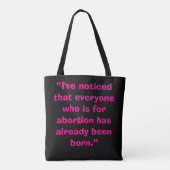 Pro Leben Tasche (Rückseite)
