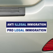 Pro LEGAL Immigration Autoaufkleber (Auf Auto)