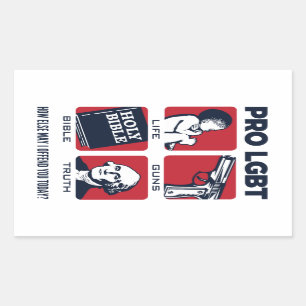 Pro LGBT - Patriotische Stickers