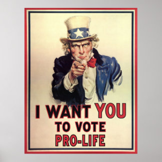 Pro-Life-Abstimmung Poster