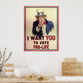 Pro-Life-Abstimmung Poster (Küche)
