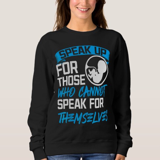 Pro Life Anti-Abtreibung 2 Sweatshirt (Vorderseite)