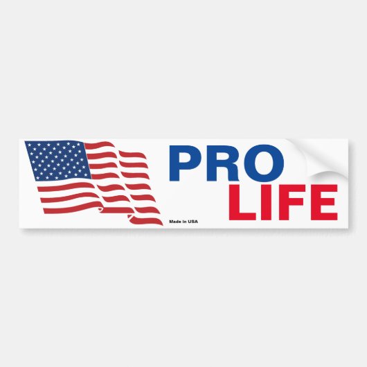 Pro Life Autoaufkleber (Vorne)