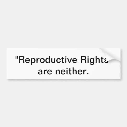 Pro-Life-Autoaufkleber Autoaufkleber (Vorne)