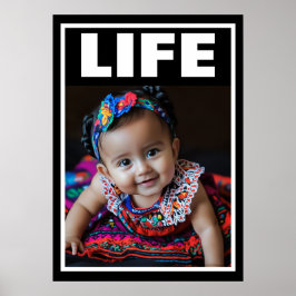 Pro-Life Baby Beautiful Spanish Baby Girl Poster