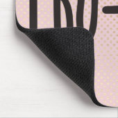 Pro-Life Baby Footprint auf Punkten Mousepad (Ecke)