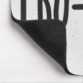 Pro-Life Baby Footprint auf Terrazzo Mousepad (Ecke)