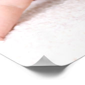 PRO-LIFE BABY MÄDCHEN SÄUGLING ROSE POSTER (Ecke)