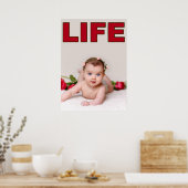 PRO-LIFE BABY MÄDCHEN SÄUGLING ROSE POSTER (Küche)