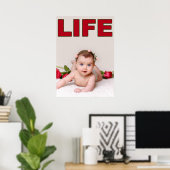 PRO-LIFE BABY MÄDCHEN SÄUGLING ROSE POSTER (Heimbüro)