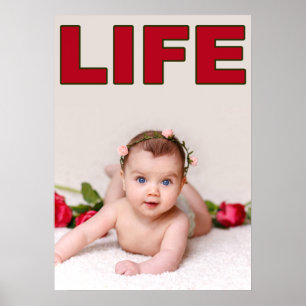 PRO-LIFE BABY MÄDCHEN SÄUGLING ROSE POSTER