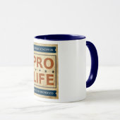 Pro Life-Billboard Tasse (VorderseiteRechts)