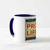 Pro Life-Billboard Tasse (Vorderseite Links)
