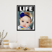 PRO-LIFE BLAUE MIT AUGEN BABY MÄDCHEN SÄUGLING LIF POSTER (Küche)