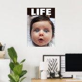 PRO-LIFE BLAUE MIT AUGEN BABY SÄUGLING LIFE POSTER (Heimbüro)