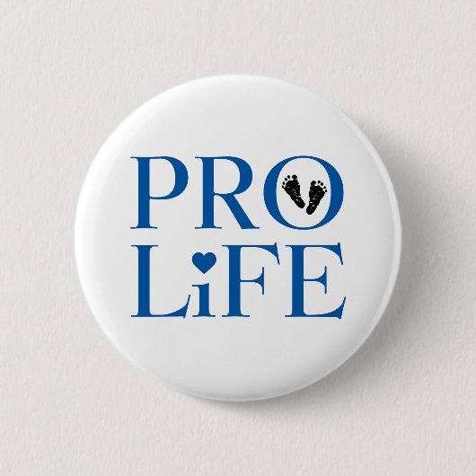 Pro Life Blue Button (Vorderseite)