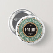 Pro Life Button (Vorne & Hinten)