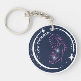 Pro-Life Christlich Symbol Eternal Soul Mama Baby Schlüsselanhänger