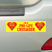 PRO LIFE CRUSADER AUTOAUFKLEBER (Auf Auto)