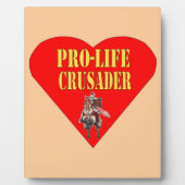 PRO LIFE CRUSADER FOTOPLATTE (Vorderseite)