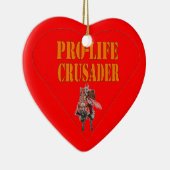 PRO LIFE CRUSADER KERAMIKORNAMENT (Rechts)