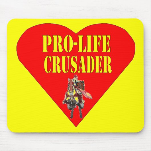 PRO LIFE CRUSADER MOUSEPAD (Vorne)