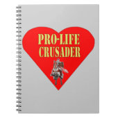 PRO LIFE CRUSADER NOTIZBLOCK (Vorderseite)