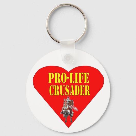 PRO LIFE CRUSADER SCHLÜSSELANHÄNGER (Vorderseite)