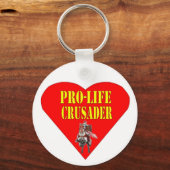 PRO LIFE CRUSADER SCHLÜSSELANHÄNGER (Vorderseite)