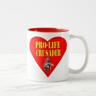 PRO LIFE CRUSADER ZWEIFARBIGE TASSE