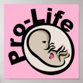 Pro-Life-Fetus-Design Poster (Vorne)