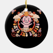 Pro Life Hippie Rette die Babies Pro Life Generati Keramik Ornament (Hinten)