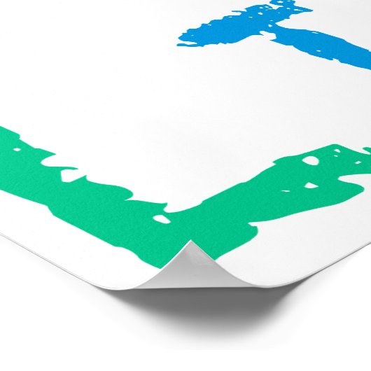 "PRO LIFE" (IN RAINBOW CRAYONS) POSTER (Ecke)