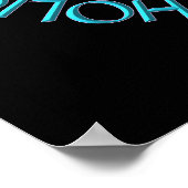 Pro-Life Katholik w/Monstrance & Pink/Blue Ribbons Poster (Ecke)