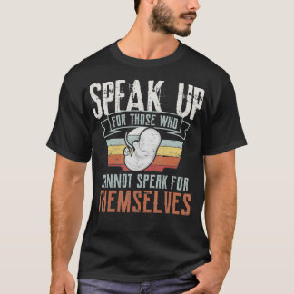 Pro Life Kleines Baby, bete für das ungeborene Leb T-Shirt