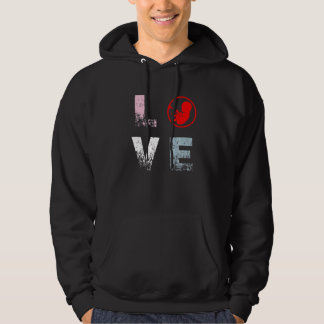Pro Life Liebe Anti Abortion Rights Pro Life Hoodie