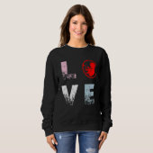 Pro Life Liebe Anti Abortion Rights Pro Life Sweatshirt (Vorne ganz)