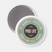 Pro Life Magnet (Vorderseite/Rückseite)