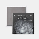 Pro-Life-Magnet Magnet (Vorderseite/Rückseite)