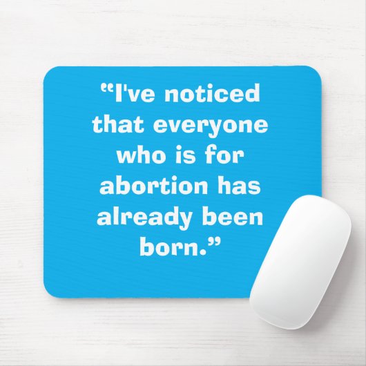Pro Life Mousepad (Mit Mouse)