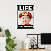 PRO-LIFE NIEDLICH-SMILING CHINESE BABY LIFE POSTER (Heimbüro)