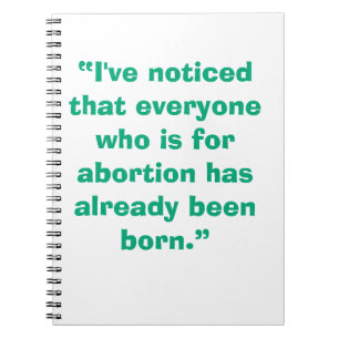 Pro Life Notizblock