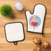 Pro-Life Oven Mitt und Pot Holder Ofenhandschuh & Topflappen-Set (Oben Unten)