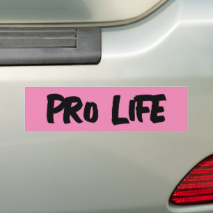 PRO LIFE PINK AUTOAUFKLEBER